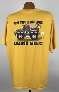 Vintage Louisiana Dairy Farmers T-Shirt 2XL starke Körper trinken Milch Kuh LKW - Bild 1 von 15