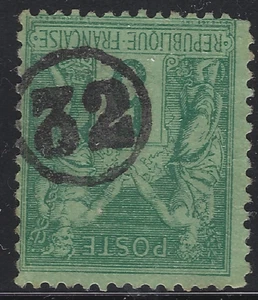 JA-15-2-2 Neujahr: Zahl 32 im Kreis auf Nr. 75 - Bild 1 von 1