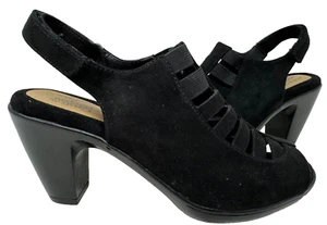 Croft & Barrow Women's Shay Ortholite Caged High Heels Black Size:7 180T - Picture 1 of 5
