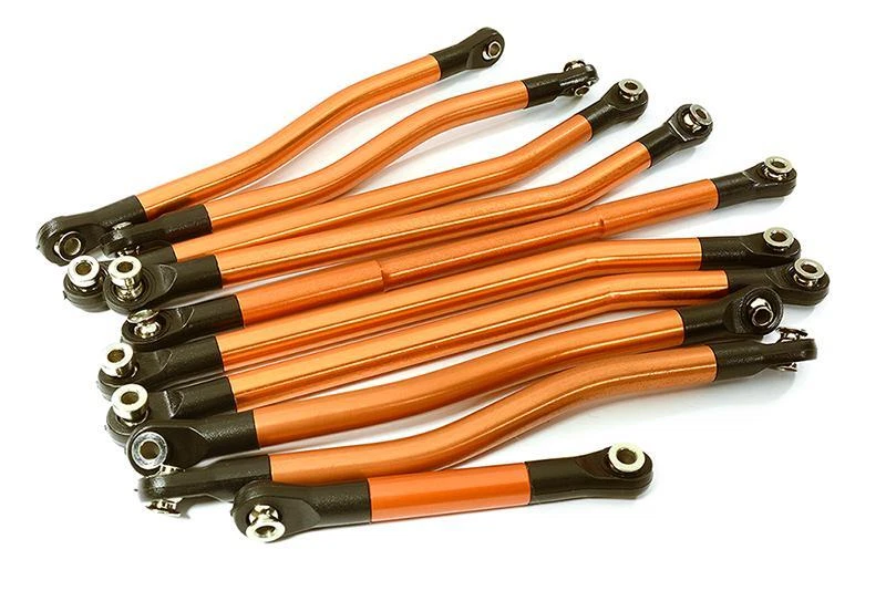 Orange Alloy Machined Linkage Set with Ball Ends for Redcat Everest Gen7 Pro - Image 1 of 1