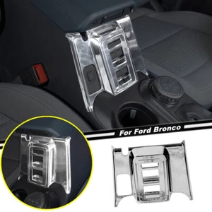 For 2021-2024 Ford Bronco 4-Door ABS Chrome Window Switch Panel Cover Trim Frame - Bild 1 von 10
