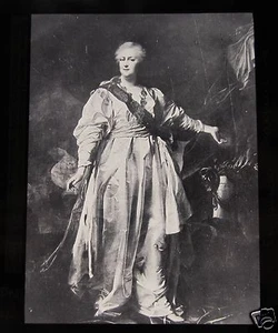 Glass Magic lantern slide EMPRESS CATHARINE THE GREAT OF RUSSIA C1890 - Picture 1 of 2