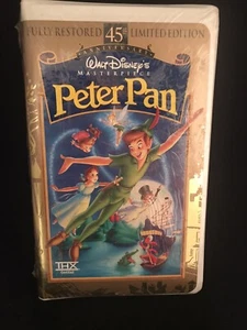 Walt Disney Peter Pan VHS 1998 45th Anniversary Limited Edition Brand New Sealed - Picture 1 of 3