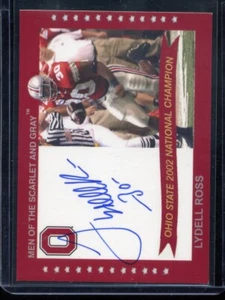 TK Legacy #2002I Lydell Ross Autograph Ohio State Buckeyes National Champion - Imagen 1 de 2