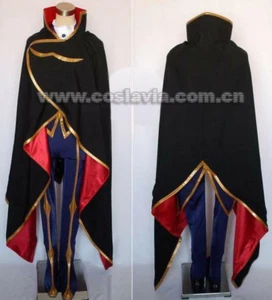 Code Geass Cosplay Zero Lelouch Cosplay Costume Suit Anime Cosplay - Any Size (F - Picture 1 of 2