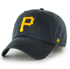 Pittsburgh Pirates '47 Brand Black Fitted Franchise Hat - Picture 1 of 8