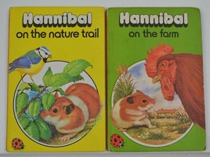 2 x Vintage Ladybird Book Series 497 Hannibal On The Farm + On The Nature Trail - Imagen 1 de 8