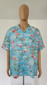 Coofandy Flamingo Hawaiian Graphic Shirt Mens 3X-Large* - Picture 1 of 5
