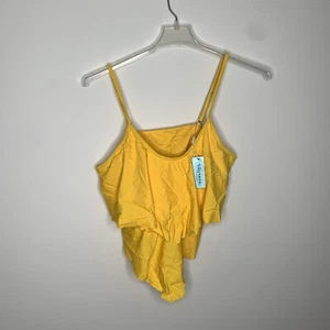 Tankini de natación amarillo XXL Adisputent para mujer nuevo con etiquetas - Imagen 1 de 5