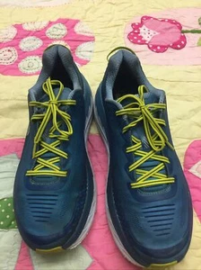 Hoka One One Mens Bondi 5 1014757 NMDN Niagara Running Shoes Lace Up Size 13 - Picture 1 of 9
