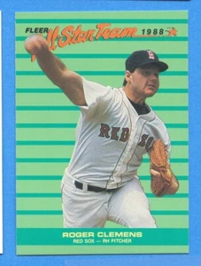 1988 Fleer All-Star #4 Roger Clemens Red Sox - Imagen 1 de 1