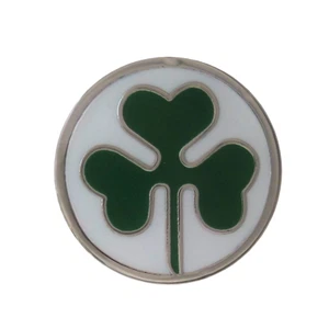Irland Kleeblatt Retro Pin Anstecker - Bild 1 von 3
