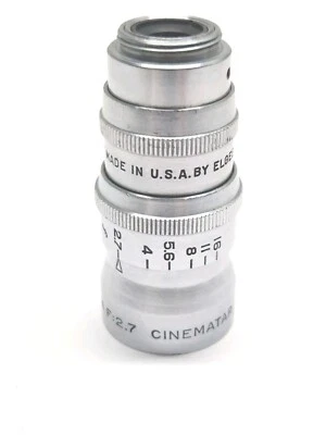 Elgeet 7mm f/2.7 Cinematar Wide Angle Vintage Camera Lens - Image 1 of 4