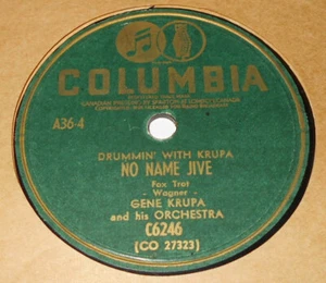 Columbia C6246 Gene Krupa Drummer Boy / No Name Jive 78 RPM E+ E+ - Picture 1 of 2