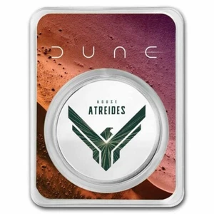 2021 DUNE® House Atreides Colorized 1 oz .999 Silver Round in TEP GSZCVQ - Picture 1 of 4