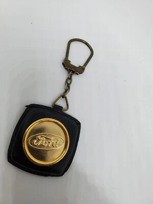 Ancien porte clé publicitaire Ford Mustang Taunus Capri Falcon garage Thionville - Photo 1/4