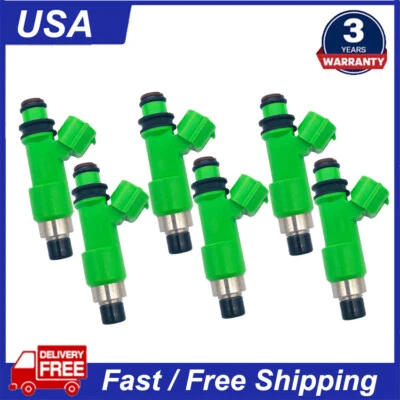 Inyector de combustible 6 piezas FJ1079 para Subaru Legacy Outback 3,6 L H6 2010 2011 2012 2013 Foto 1 de 4