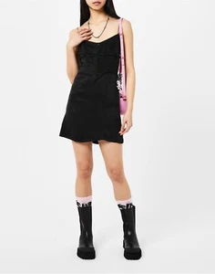 VESTIDO MUJER PALM ANGELS CORREA METAL SLIP HECHO EN ITALIA PWDJ002S23FAB0020772 - Imagen 1 de 5