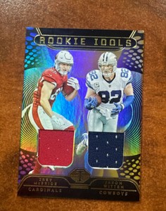 Trey McBride / Jason Witten 2022 Panini Illusions Rookie Idols Jersey Worn/Used