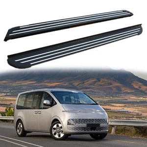 Convient pour Hyundai Staria 2022-2025 Barre Nerf Fixe Marchepied Latéral Pédale Running Board - Photo 1/6
