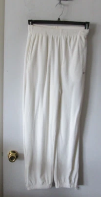 PANTALONES DE CINTURA ELÁSTICA DE TERCIOPELO MARFIL OFF PARA NIÑO, bolsillos laterales, TALLA M-12/14-NUEVO CON ETIQUETAS Foto 1 de 3