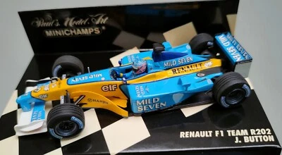 Minichamps 400020015 Renault R202 2002 Jenson Button 1/43. Decals Tabacco. - Immagine 1 di 3