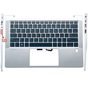 New For HP ProBook 430 g8 Palmrest Bezel Cover Backlit Keyboard SD M49527-001 - Picture 1 of 4