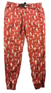 American Eagle Pigiama Pantalone Uomo M Sonno Stampa Invernale Flanella Rosso Polare Elastico  - Foto 1 di 9