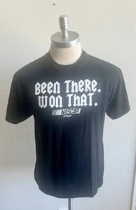 Delta Pro Weight Mens Black T-Shirt With "BEEN THERE WON THAT" On Front Size Med - Picture 1 of 2