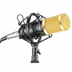 Neewer Japan Condenser Microphone Set NW-800 Studio Broadcast Recording Black - Picture 1 of 6