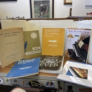 Konvolut 7 Klavier Noten Bücher und Lernbücher - Bild 1 von 8