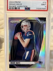 Panini Prizm 2024 - Rookie Variations Drake Maye #12 Silver Prizm (RC) Patriots - Imagen 1 de 3