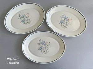 3 VINTAGE PYREX IRIS STEAK DINNER PLATES - GOOD CONDITION - Picture 1 of 7