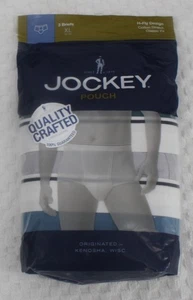 Neu 3er Pack JOCKEY Pouch H Fly Design Slips 1145 Classic Fit GRÜN GRAU BLAU XL - Bild 1 von 4
