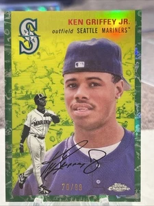 2023 Topps Cromo Platino Aniversario - Ken Griffey Jr Refractor Onda Verde/99 - Imagen 1 de 24