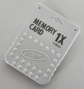 Intec Memory Card 1X (15 Blocks) for Sony PlayStation 1 PS1 PSX - Picture 1 of 3