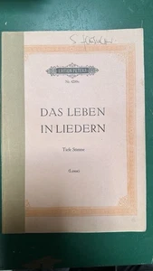 Das Leben in Liedern - Tiefe Stimme - Edition Peters 4299c - Bild 1 von 2