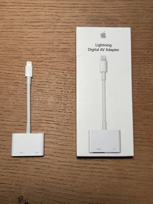 Original Apple MD826ZM/A Lightning auf HDMI Adapter - OVP - Bild 1 von 4