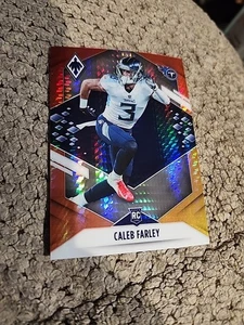 2021 Panini Phoenix - Fire Burst #151 Caleb Farley RC - Foto 1 di 2
