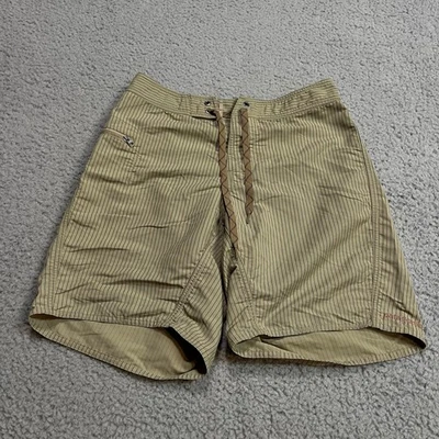Patagonia Board Shorts Para Hombres 29 Beige Marrón Minimalista Surf Playa Cordón Foto 1 de 4