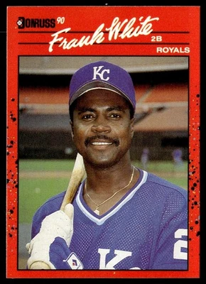 1990 Donruss Frank White Kansas City Royals #262 - Image 1 of 2