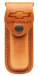 Case xx Chevrolet braun Leder Gürtel Scheide Knopf Druckknopf 33703 Chevy - Bild 1 von 1