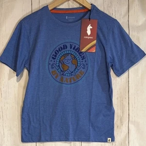 NWT Cotopaxi Organic Cotton T-Shirt Unisex Kids Medium Good Vibes Gear $30 msrp - Picture 1 of 6