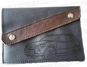 Portadocumenti portalibretto pelle incisione Leather Mercedes Benz serie MI - Foto 1 di 1