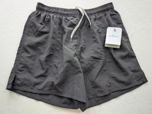 Dolfin Water Shorts Men's Size Medium Black Trunks Drawstring Summer Beach NEW - Picture 1 of 4