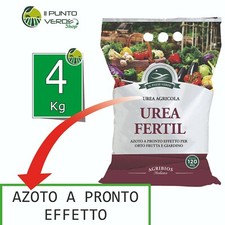 UREA 46% UREA FERTIL 4 KG CONCIME RICCO DI AZOTO CRESCITA PIANTE ORTO FRUTTETO