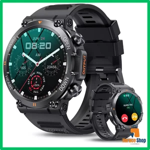 ✅Montre Connectée Homme Smartwatch Intelligente Sport 1.39 HD Étanche Android Io - Photo 1/14