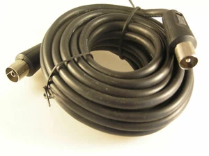 TV Aerial 4 Metre Extension Cable 75 Ohm Coax Plug to Socket OM0638X - Picture 1 of 3