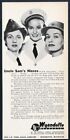 1942 US Army nurse Navy nurse WAAC WAC 3 women photo Wyandotte vintage print ad