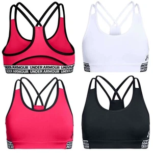 NEW Under Armour Girls Heatgear Armour Sports Bra Lightweight Racerback Bralette - Picture 1 of 5